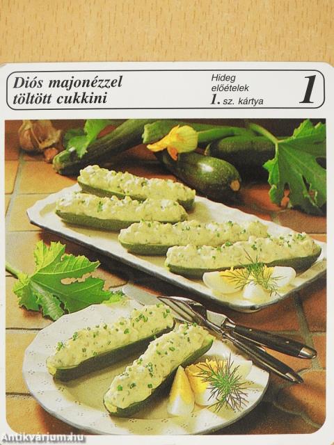 Mesterszakács receptkártya gyűjtemény