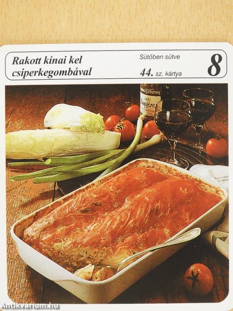 Mesterszakács receptkártya gyűjtemény