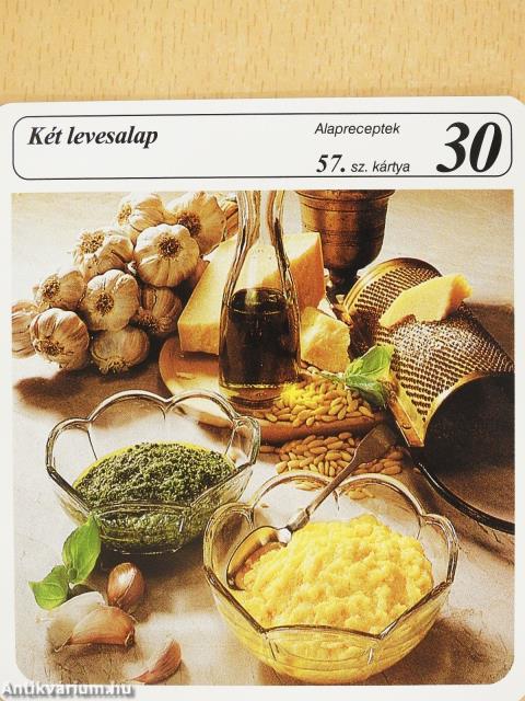 Mesterszakács receptkártya gyűjtemény