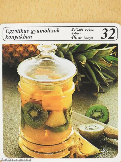 Mesterszakács receptkártya gyűjtemény