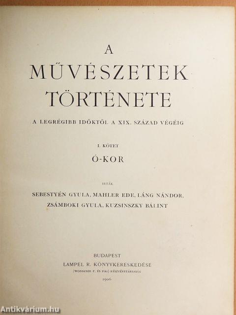 A művészetek története I-III.
