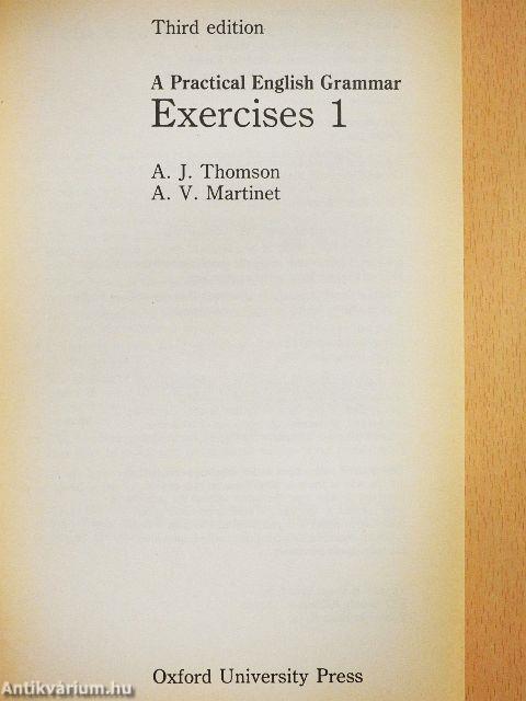 A Practical English Grammar Exercises 1