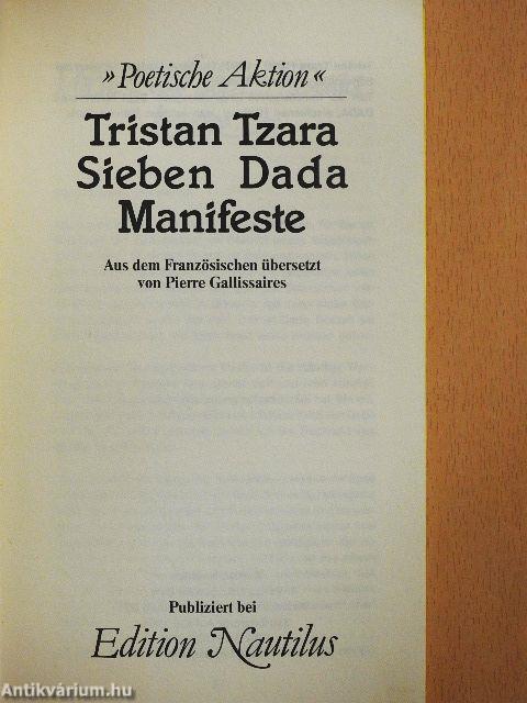 Sieben Dada Manifeste