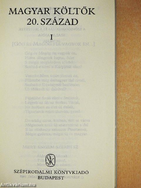 Magyar költők I-III.