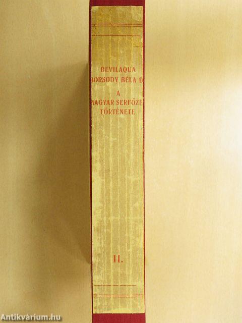 A magyar serfőzés története II.