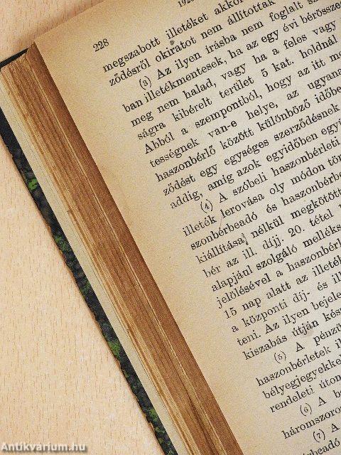 Az 1920. évi törvények gyüjteménye