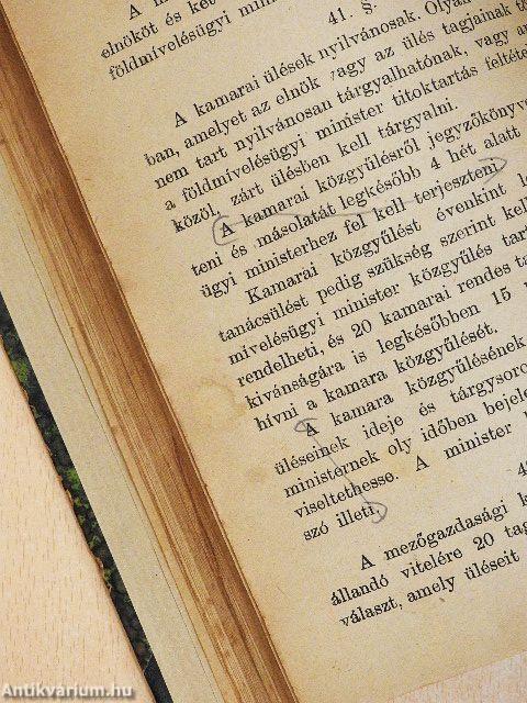 Az 1920. évi törvények gyüjteménye