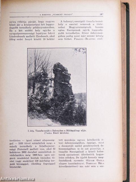 Természettudományi Közlöny 1929. január-december/Pótfüzetek a Természettudományi Közlönyhöz 1929. január-december