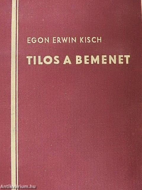 Tilos a bemenet
