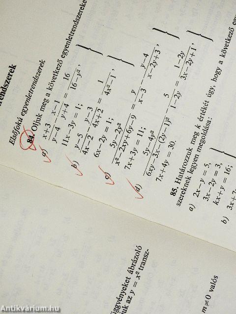 Elemi matematikai példatár II.