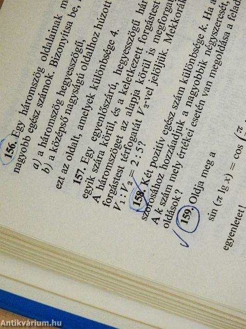 Elemi matematikai példatár IV.