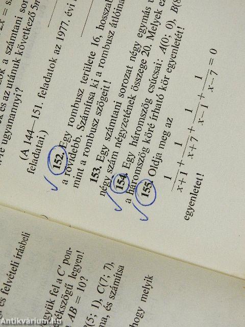 Elemi matematikai példatár IV.