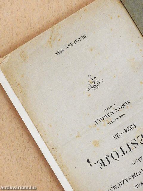 Szent Margit leánygimnázium értesítői