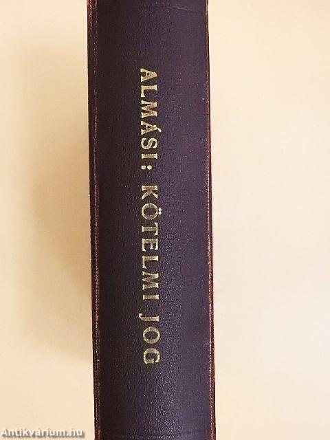 A kötelmi jog kézikönyve