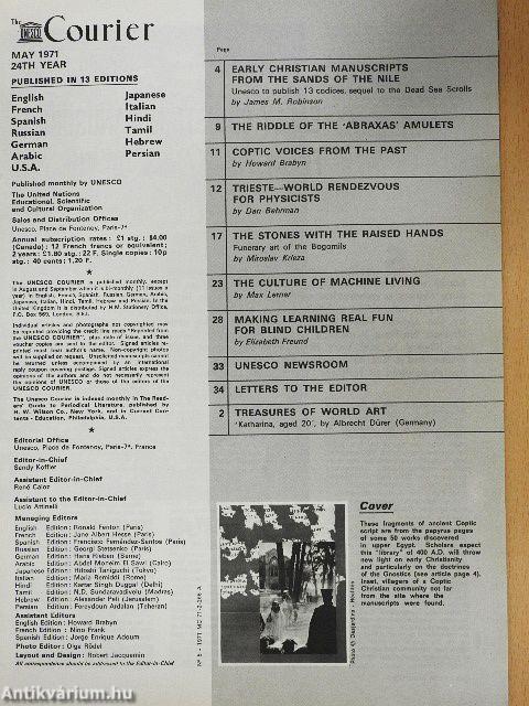 The Unesco Courier May 1971