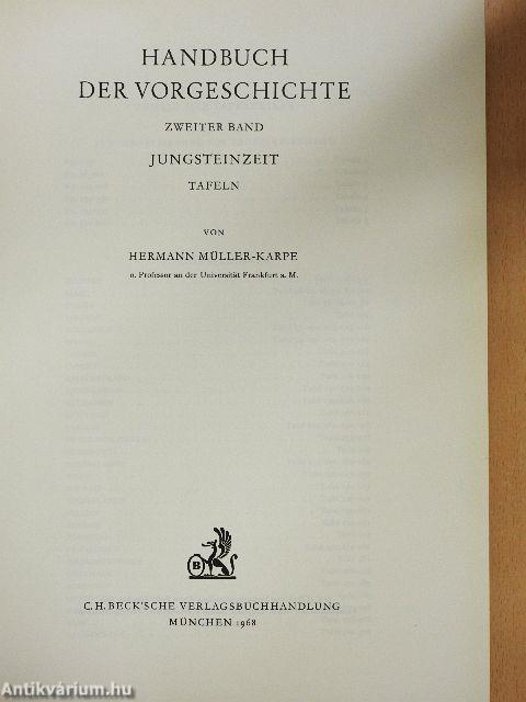 Handbuch der Vorgeschichte II/1-2.