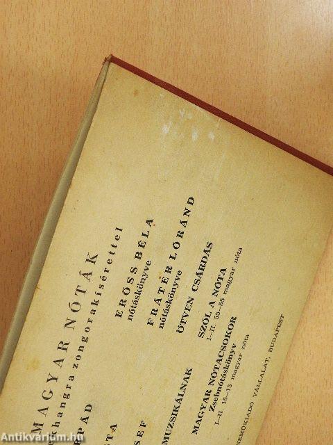 Fráter nótáskönyv