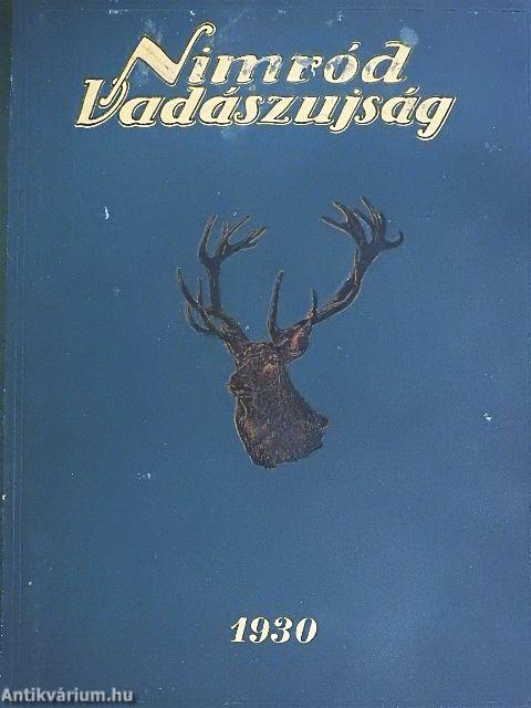 Nimród Vadászujság 1930. (nem teljes évfolyam)