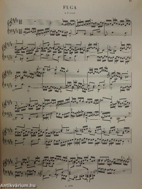 Das wohltemperierte Klavier I-II.