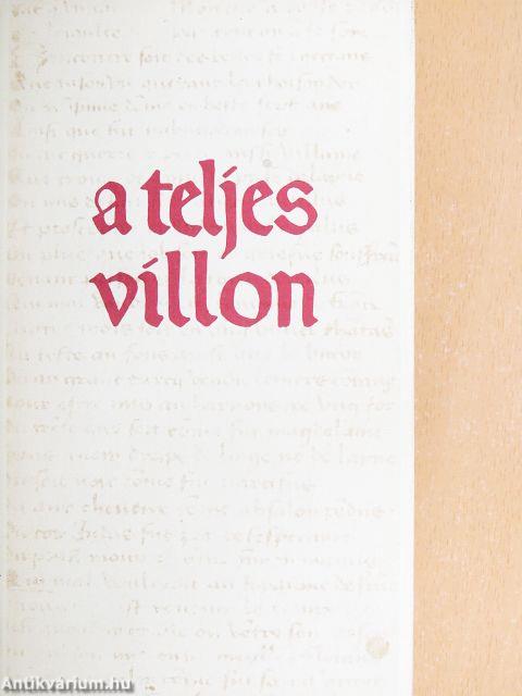 A teljes Villon