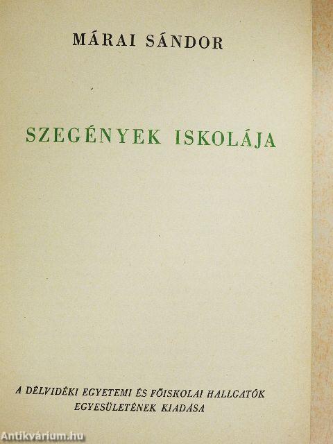 Szegények iskolája