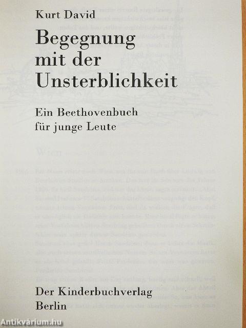 Begegnung mit der Unsterblichkeit