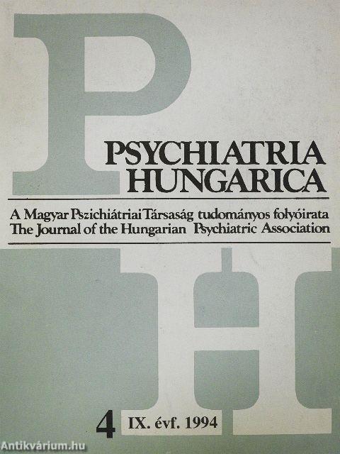 Psychiatria Hungarica 1994/4.