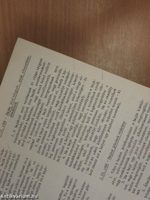 Hajózási szabályzat