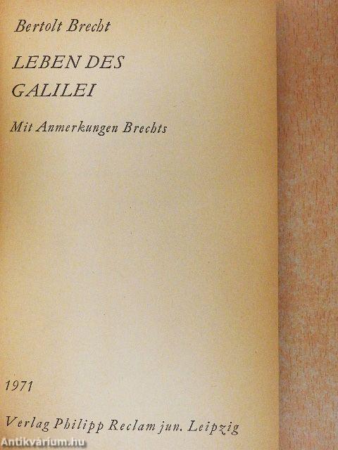 Leben des Galilei