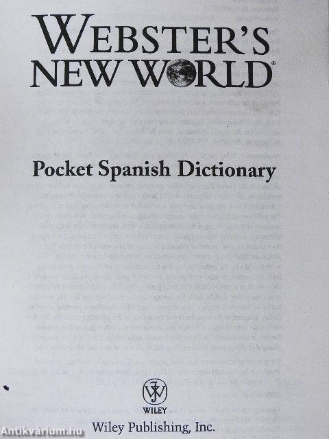 Webster's New World Pocket Spanish Dictionary