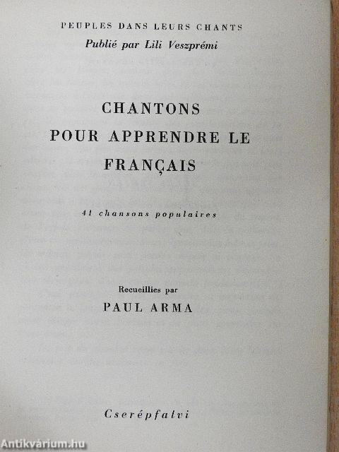 Chantons pour Apprendre le Francais