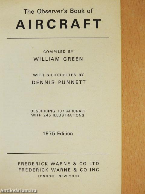 The observer's book of aircraft