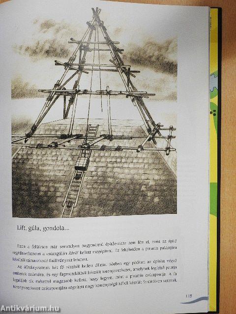 Vízben álló piramisok, lebegő kövek