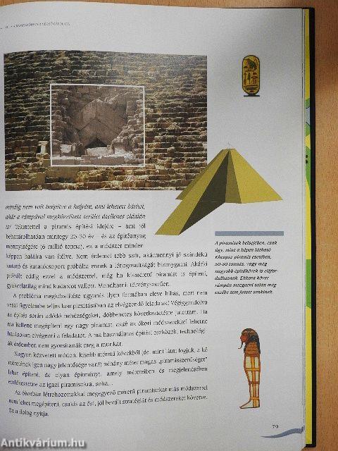 Vízben álló piramisok, lebegő kövek