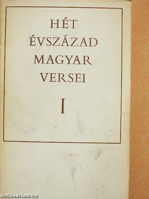 Hét évszázad magyar versei I. (töredék)