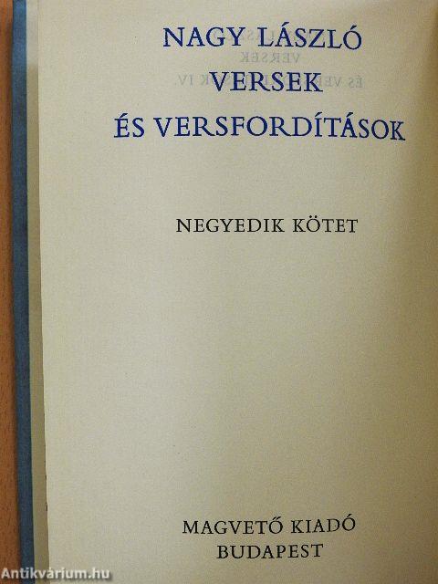 Versek és versfordítások 4. (töredék)