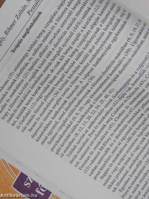 Psychiatria Hungarica 1999/4.