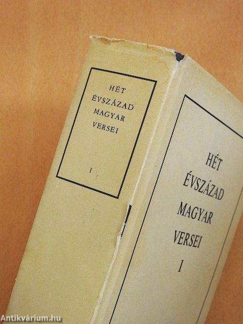 Hét évszázad magyar versei I-IV.