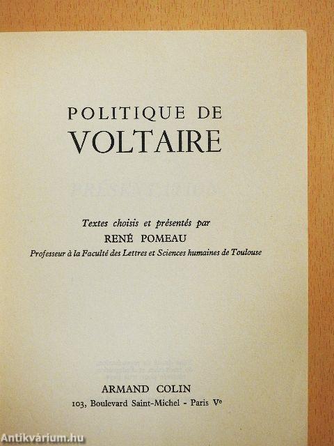 Politique de Voltaire