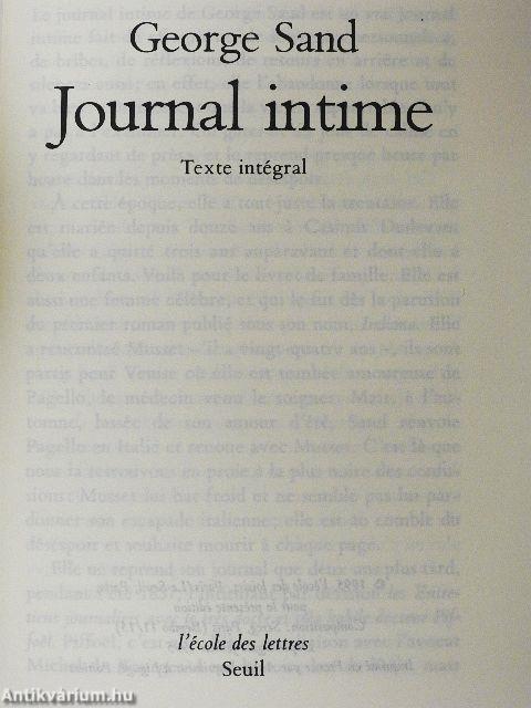 Journal intime
