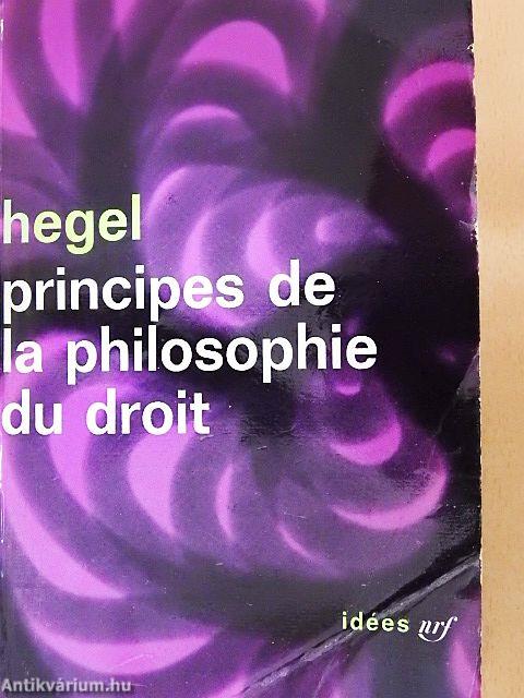 Principes de la philosophie du droit
