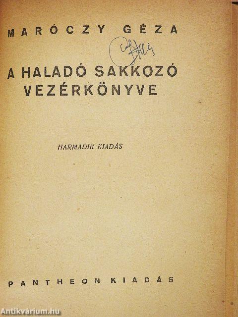 A haladó sakkozó vezérkönyve