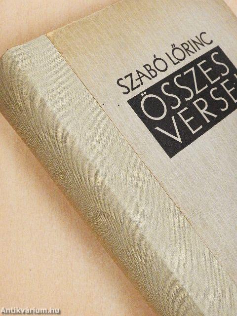 Szabó Lőrinc összes versei