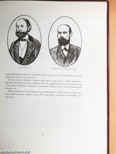 A magyar nyomdászat úttörői a XIX. században