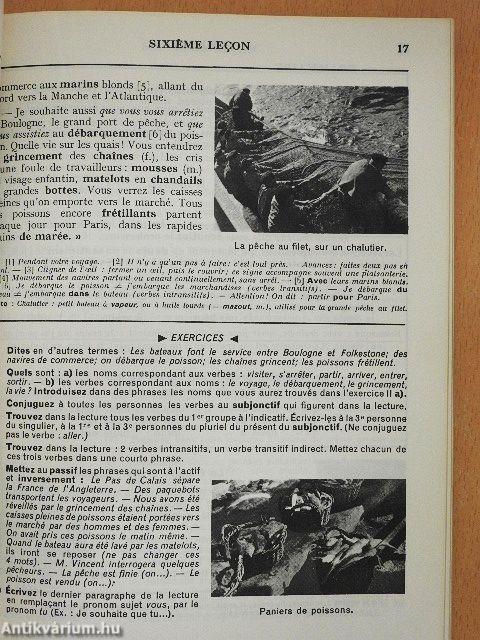 Cours de Langue et de Civilisation Francaises II.
