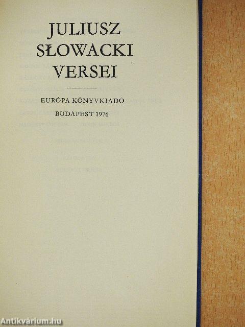 Juliusz Slowacki versei