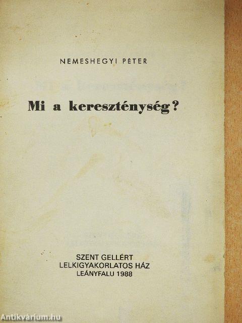 Mi a kereszténység?