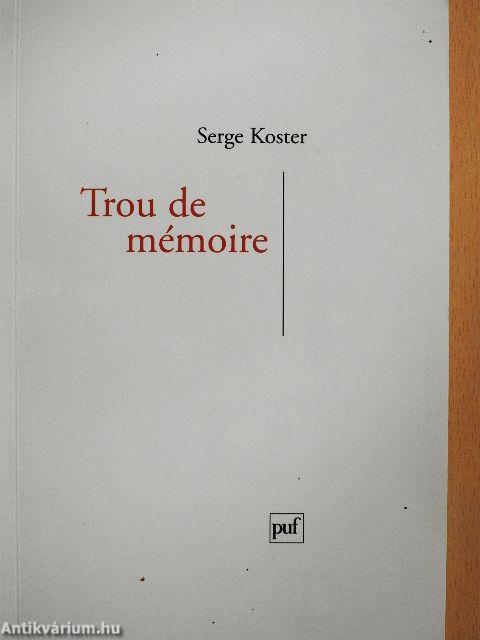 Trou de mémoire