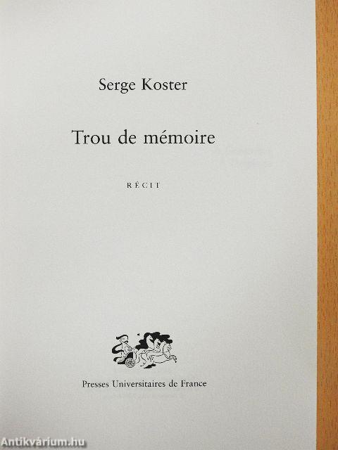 Trou de mémoire