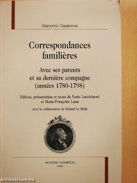 Correspondances Familiéres